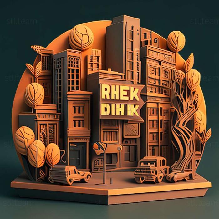 3D model City Rush game (STL)